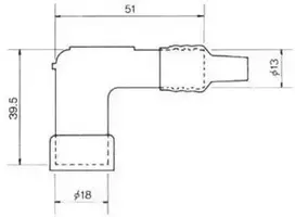 Degimo laido antgalis “pypkė” NGK LD05F/LD05FP 8060/8231 universali