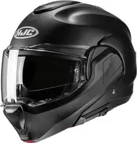 Atverčiamas šalmas HJC F100 Solid Matinis Juodas