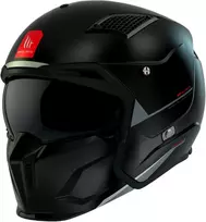 Mt Helmets Šalmas MT STREETFIGHTER SV S SOLID Juodas