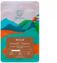 BeMyBean - Kolumbijos Popayan natūrali be kofeino cukranendrių espreso kava, 250 g