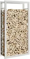 Stovas malkoms, 80x28x154 cm, nerūdijantis plienas