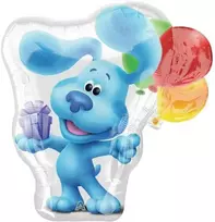 Anagram XL Mėlyna's Clues helio folijos balionas