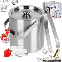 Ledukų kibirėlis su žnyplėmis Vilde 1,3 l