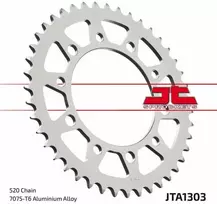 JT SPROCKETS Aliumininė itin lengva galinė žvaigždutė JTA1303 Juoda