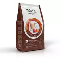 Dolce Vita Caramelito — karamelės cappuccino kavos kapsulės 10vnt. (tinka Nespresso* sistemai)