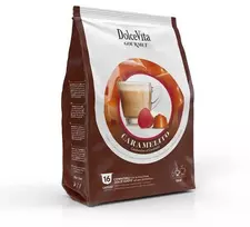 Dolce Vita Caramelito — karamelės cappuccino kavos kapsulės 16vnt. (tinka Dolce Gusto* sistemai)