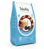 Dolce Vita Nocciolino Light — lengvo skonio lazdynų riešutų cappuccino kavos kapsulės 10vnt. (tinka Nespresso* sistemai)
