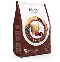 Dolce Vita Maxi Ginseng — stipraus skonio ženšenio cappuccino kavos kapsulės 16vnt. (tinka Dolce Gusto* sistemai)