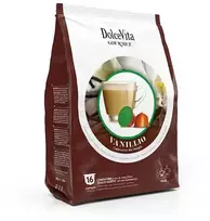 Dolce Vita Vanillio — vanilės cappuccino kavos kapsulės 16vnt. (tinka Dolce Gusto* sistemai)