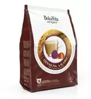 Dolce Vita Ginseng Amaro — kartaus ženšenio cappuccino kavos kapsulės 16vnt. (be cukraus) (tinka Dolce Gusto* sistemai)