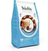 Dolce Vita Nocciolino Light — lengvo skonio lazdynų riešutų cappuccino kavos kapsulės 8vnt. (tinka Dolce Gusto* sistemai)
