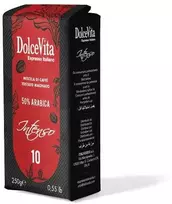 Dolce Vita Intenso — intensyvios stiprios maltos kavos mišinys (50% Arabica), 250 g