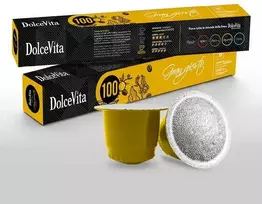 Dolce Vita Gran Gusto — pilno skonio kavos kapsulės 10vnt. (100% Arabica) (tinka Nespresso* sistemai)