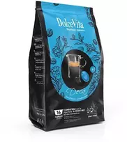 Dolce Vita Decaffeinato — be kofeino kavos kapsulės 16vnt. (60% Arabica) (tinka Lavazza A Modo Mio* sistemai)