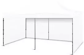 Lauko pavėsinė, 600 x 300 cm, balta