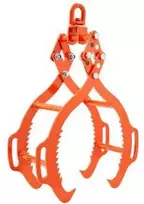 Vevor 28 cm rąstų kėlimo žnyplės su 4 nagais