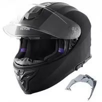 Vevor Pilno veido motociklininko šalmas su „Bluetooth“ lizdu
