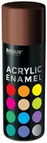 Akrilinė emalė BIODUR, tamsiai ruda RAL8017, 400 ml