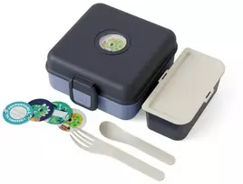Monbento Snacky pietų dėžutė vaikams 0,85 l Mėlyna Infinity