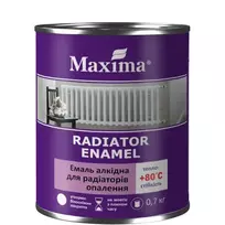Alkidinė emalė radiatoriams MAXIMA PF-115, balta, 0.7kg