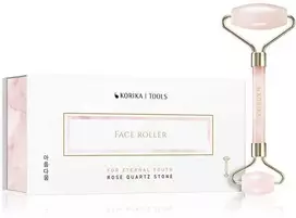 Korika Rose quartz facial massage roller (Face Roller)