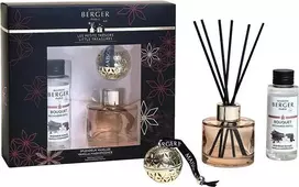 Maison Berger Paris Dovanų rinkinys aromatų difuzorius „Pomelis“ su kvapnia keramika „Vanilla Magnificence“