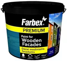 Dažai mediniams fasadams FARBEX, vyšniniai, 12 kg