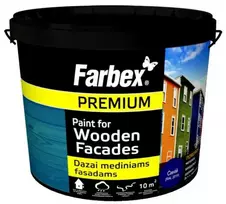 Dažai mediniams fasadams FARBEX, pilki, 1.2kg