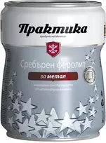 Alkidiniai dažai PRAKTIKA, sidabriniai, 0.65 l