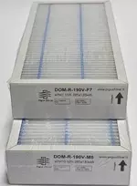 Pigūsfiltrai Filtrų komplektas M5+F7, rekuperatoriui Domekt R 190 V (285x130x46)