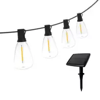 Artflow Dekoratyvinė girlianda Saulės energija 8.25m Šiltai balta 12 LED burbuliukų