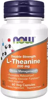 Now Foods Now Double Strength L-Theanine 200 mg 60 kaps.