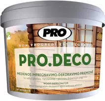 Impregnantas - dekorantas medienai PRO COLOR Pro.Deco 10 L tikas