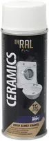 Aerozoliniai dažai blizgiems paviršiam INRAL SPECIAL CERAMICS balti RAL9003 400 ml.