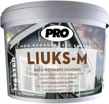 Dažai medienai LIUKS-M, 1L balta sp.