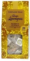Vintage Teas „Fbade“ imbiero ir citrinžolės žolelių arbata, 20 pakelių
