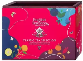 English Tea Shop Rinkinys žolelių klasikinės arbatos rinkinys, 12 piramidės