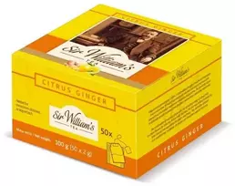 Sir Williams Citrusinių vaisių, imbiero ir žolelių arbata, 50 pakelių