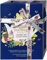 English Tea Shop Rinkinys žolelių klasikinės arbatos kolekcija mėlyna 12 piramidės formos