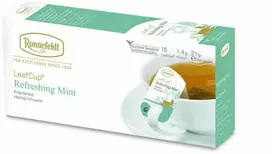 Ronnefeldt Gaivinančios mėtų žolelių arbatos „Leaf Cup“ 15 pakelių