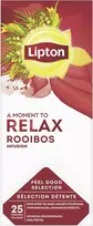 Lipton „Relax Rooibos“ žolelių arbata, 25 pakeliai