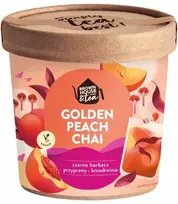 „Brown House & Tea“ juodoji arbata su persikais – „Golden Peach Chai“ 50 g