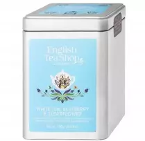 English Tea Shop Baltoji arbata su mėlynėmis ir šeivamedžio žiedais, 100 g