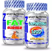 Fen Sport Nutrition FEN Carnitine 1200 + FEN Fat Burner 2 x 120 kaps. - Riebalų degintojų rinkinys