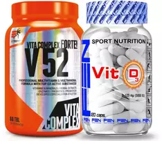 Fen Sport Nutrition Extrifit V52 + FEN D Vitaminas 5000 IU 2 vienetai