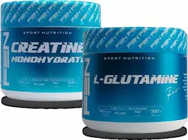 Fen Sport Nutrition FEN Creatine pure 300g + FEN L-Glutamine pure 300g.