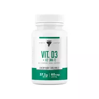 Vitamin capsules TREC VIT. D3+K2 (MK-7), 60 capsules