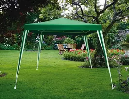 Pavėsinė 3x3/2.4x2.4m žalia/balta