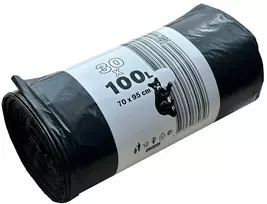 Labais Maiss Šiukšlių maišai Basic 70x95cm/100L/30vnt. 25 mikronai