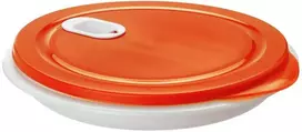 Pietų dėžutė Clever Rotho 260x260x48mm/1.2L balta/raudona